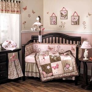 Butterfly Themed Baby Bedding Set